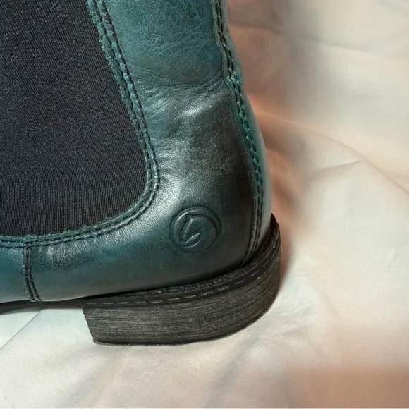 Remonte Teal Leather Ankle Boots - Picture 3 of 9